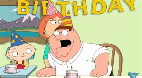 family guy happy birthday gif|Special Birthday GIFs Designed for Him .